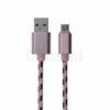 2M Micro USB B to USB A Data Charge Cable 0 Pink - Image 3