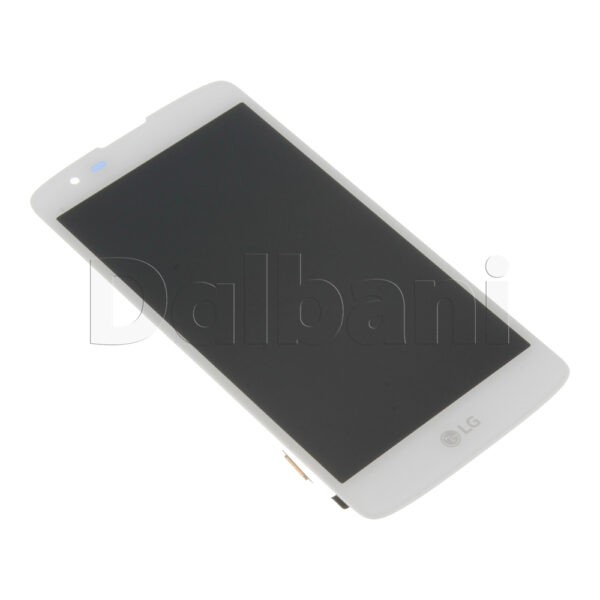White LCD Screen with Digitizer Touch Panel for LG K7 - Image 4