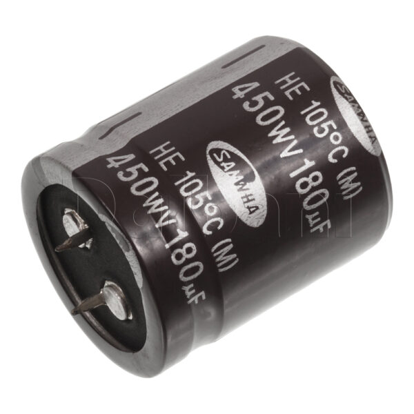 Original New Samwha Snap In Capacitor 450V, 180uF, 30x35mm, 105C