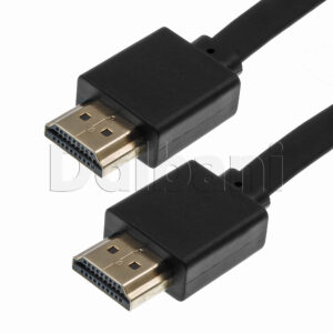 2pcs 1.5M (2pcs) Premium High Speed Flat HDMI Cable 4K Ultra HD 2K 1080P 720P