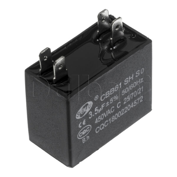 New Celling Fan Capacitor Motor Run CBB61 450V VAC 1uf/MFD 4 Pin