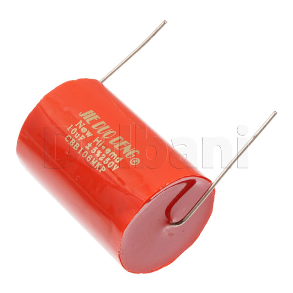 250VAC 10uF Axial Electrolytic CBB Capacitor - Image 2