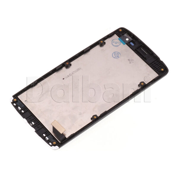 White LCD Screen with Digitizer Touch Panel for LG Leon - Image 2