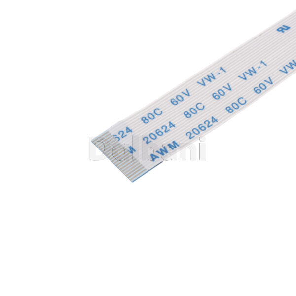 White Flex Cable FFC Flat Flexible Ribbon 0.5 Pitch 20 Pin 270 mm Type A