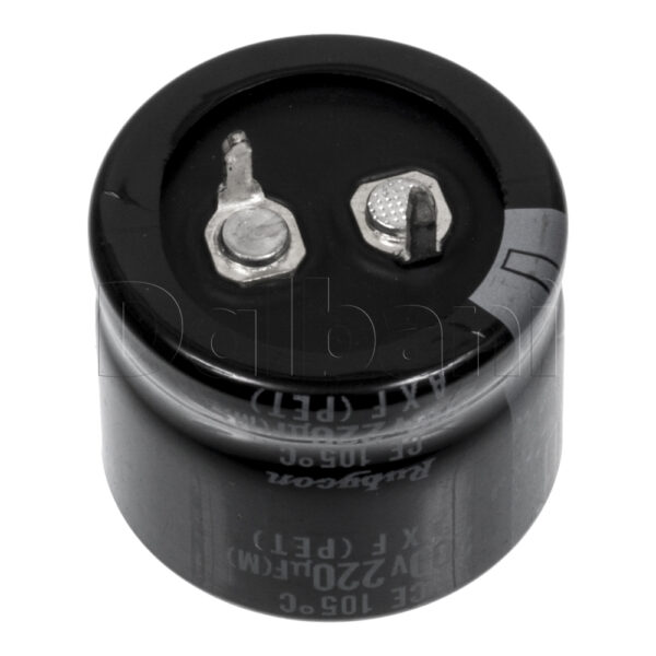 200V 220uF 105C 25x20mm Original Rubycon Snap In Electrolytic Capacitor - Image 4